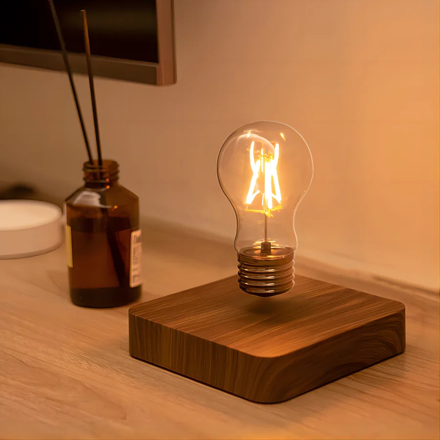 Magnetic Levitating Bulb Lamp with Touch Control and LED Light