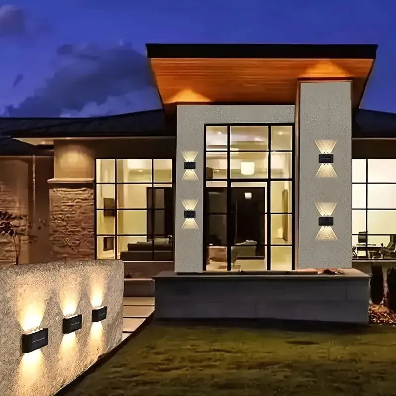 Fantastic Atmosphere Solar Deck Lights Outdoor Waterproof Accent Lamp