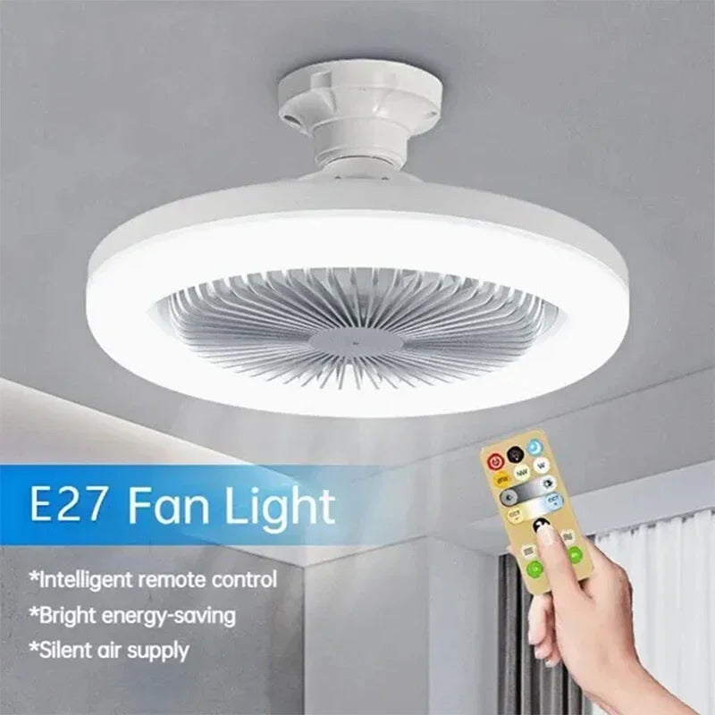 Smart 3-in-1 LED Ceiling Fan with Remote Control and Adjustable Light