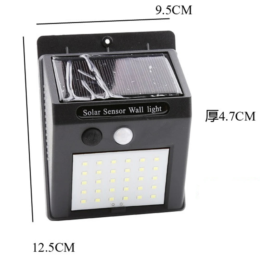 Solar Motion Sensor Light Outdoor Waterproof LED Security Lamp