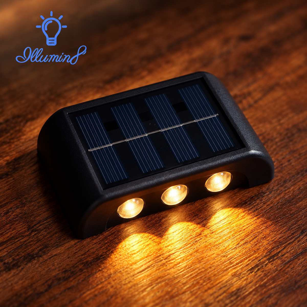 Fantastic Atmosphere Solar Deck Lights Outdoor Waterproof Accent Lamp