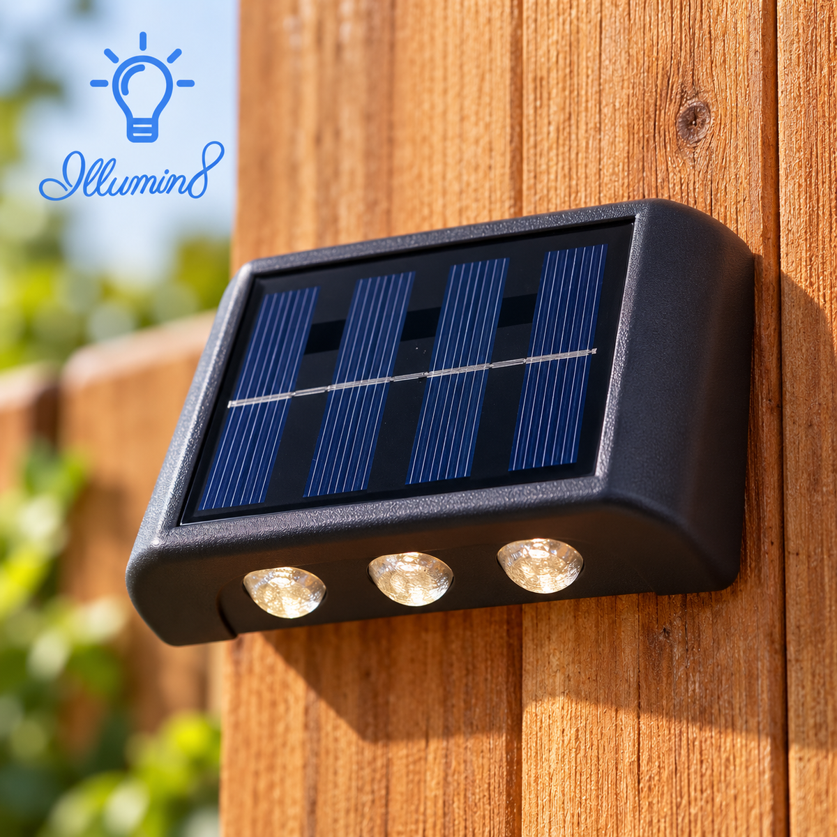 Fantastic Atmosphere Solar Deck Lights Outdoor Waterproof Accent Lamp
