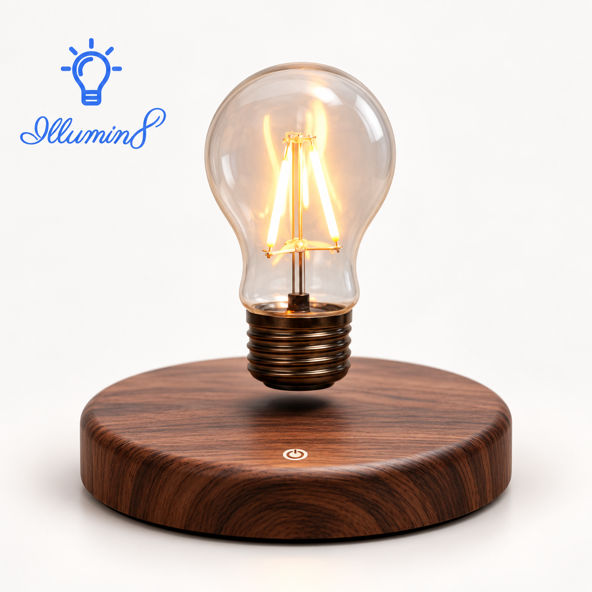 Magnetic Levitating Bulb Lamp with Touch Control and LED Light