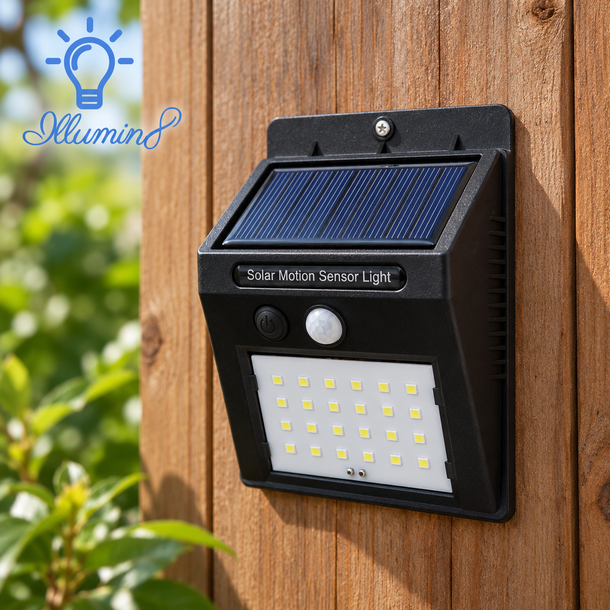 Solar Motion Sensor Light Outdoor Waterproof LED Security Lamp