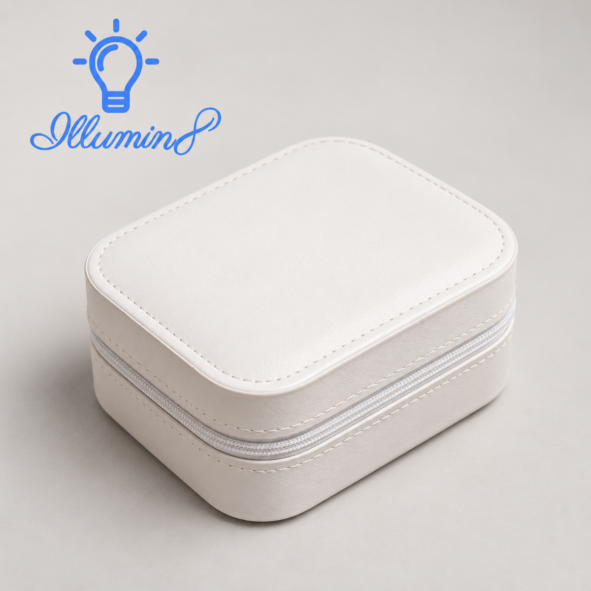 LED Lighted Makeup Case with Adjustable Brightness and Travel-Friendly Design