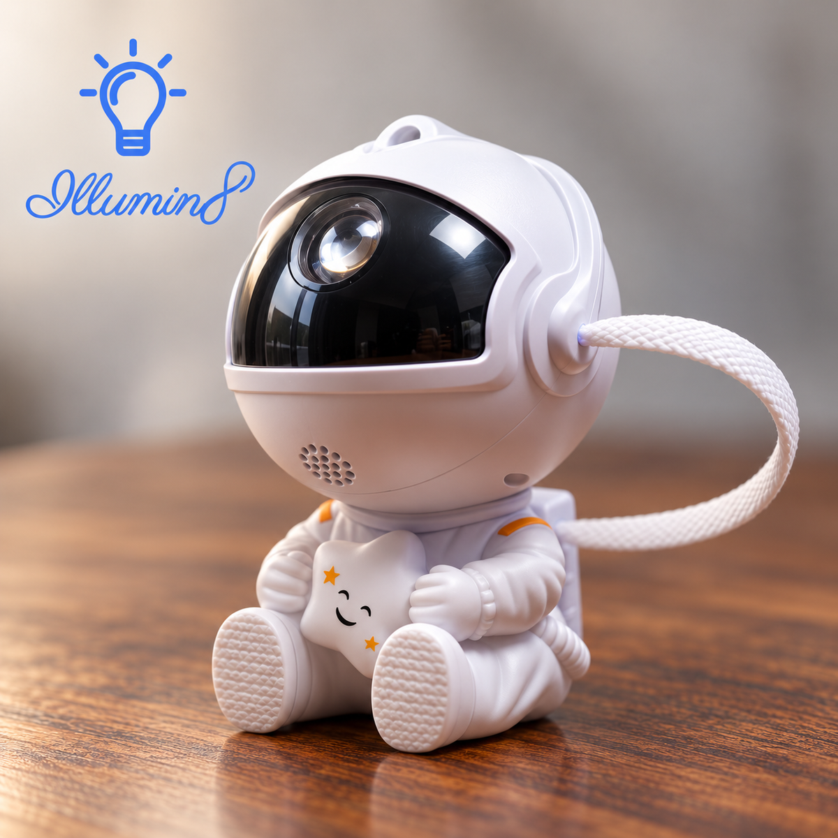 Galaxy Star Astronaut Projector Lamp with Nebula and Star Effects