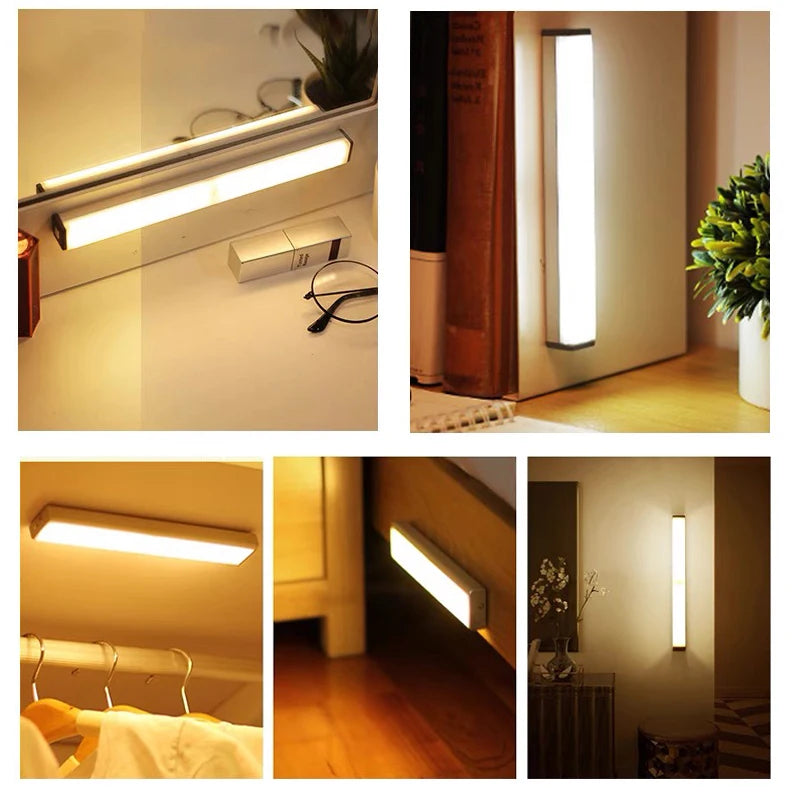 Wireless Rechargeable Motion Sensor LED Light for Cabinets & Hallways