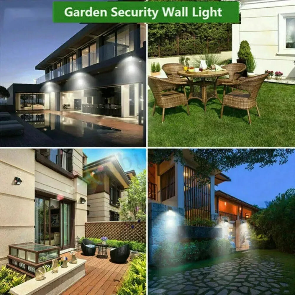 Solar Motion Sensor Light Outdoor Waterproof LED Security Lamp