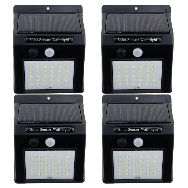 Solar Motion Sensor Light Outdoor Waterproof LED Security Lamp