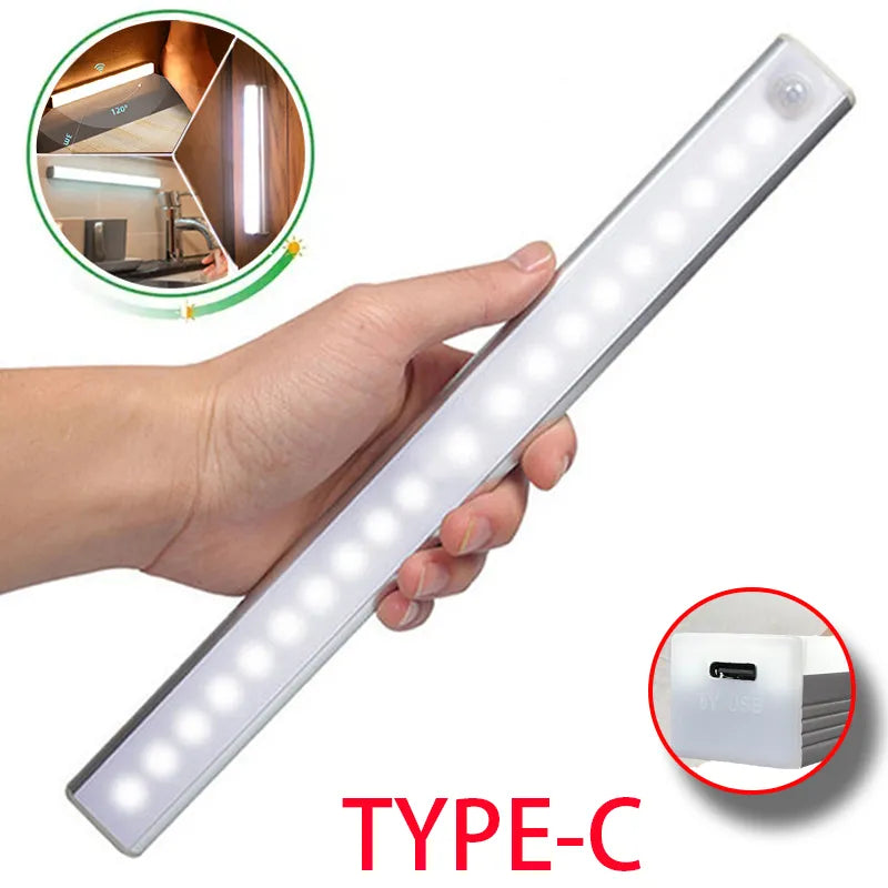 Wireless Rechargeable Motion Sensor LED Light for Cabinets & Hallways